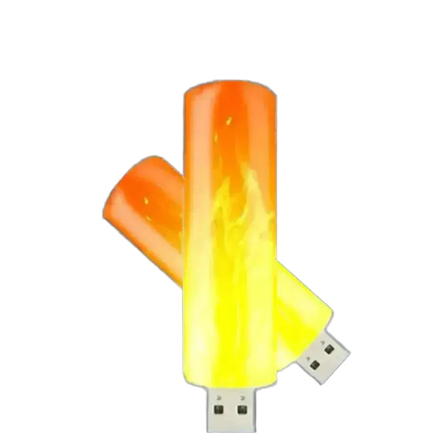 USB Camping Lamp with Real Flame Effect — product view 1