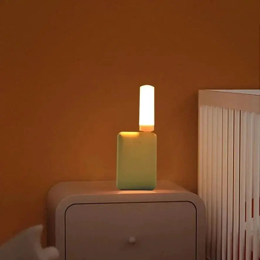 LED USB Atmosphere Flame Candle Lamp for Camping Lighting
