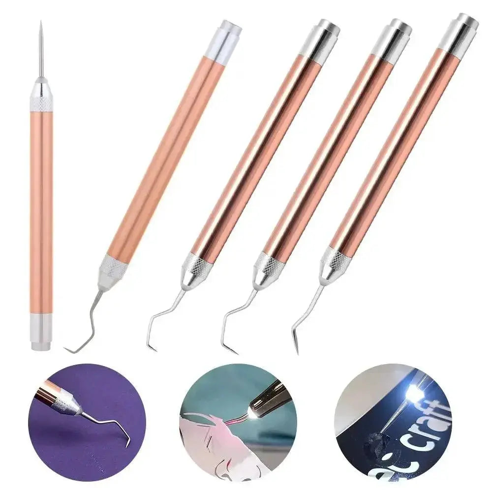 LED Vinyl Weeding Pen Kit Precision Cutter for Crafting