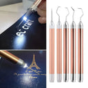 LED Vinyl Weeding Pen Kit Precision Cutter for Crafting
