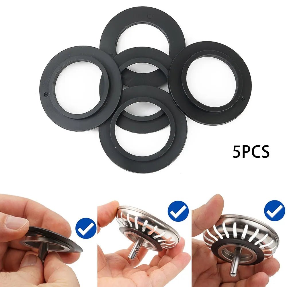 LEENKEA Rubber Seal Washer Set For Franke Strainer Five Pcs 78 79 80 82 83mm Kit