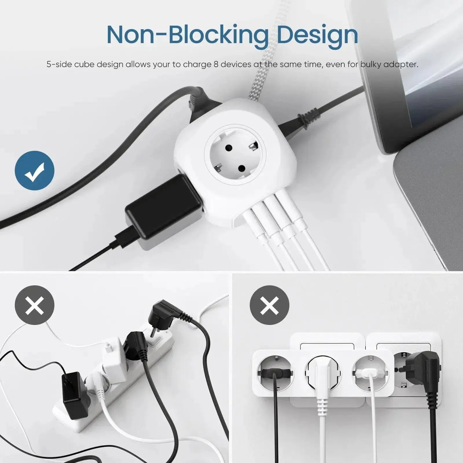 LENCENT Ultimate Power Solution Versatile Charging Hub Home