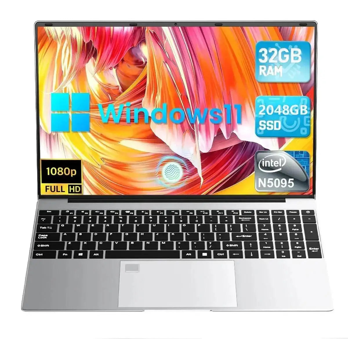 Leno 15.6 Inch Office Laptop 32GB DDR4 1024GB SSD Windows 11