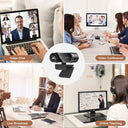 Lenovo 4K Webcam USB Camera - Auto Focus With Dual Microphones For Crisp Video X