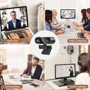Lenovo 4K Webcam USB Camera - Auto Focus With Dual Microphones For Crisp Video X