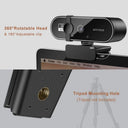 Lenovo 4K Webcam USB Camera - Auto Focus With Dual Microphones For Crisp Video X
