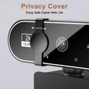 Lenovo 4K Webcam USB Camera - Auto Focus With Dual Microphones For Crisp Video X