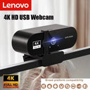 Lenovo 4K Webcam USB Camera - Auto Focus With Dual Microphones For Crisp Video X