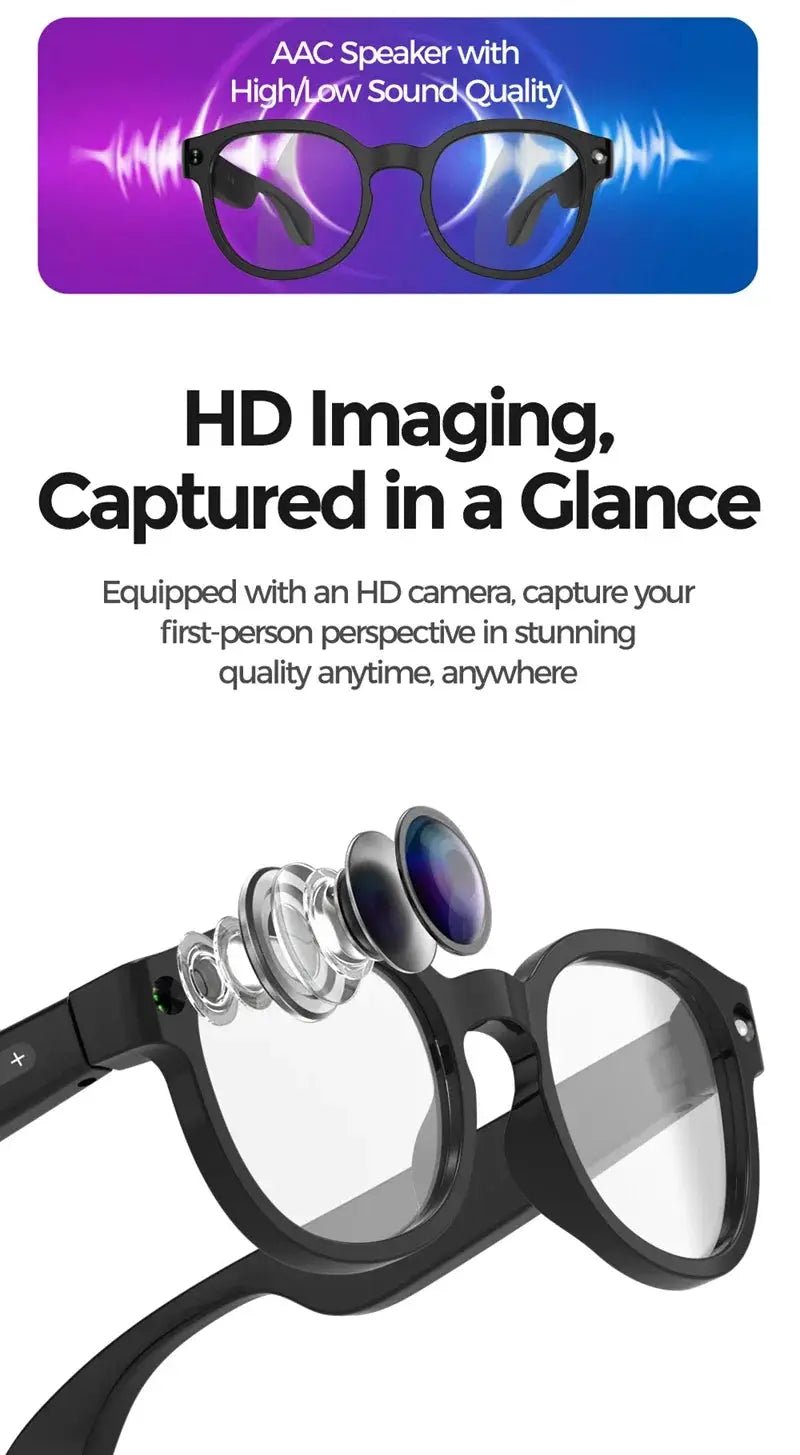 Lenovo Smart Glasses for Travel 4K Video