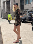 Leopard Print Mini Dress: High-Street Statement Piece Chic