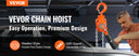 VEVOR Manual Lever Chain Hoist, 1/4 Ton G80 Steel Hoist