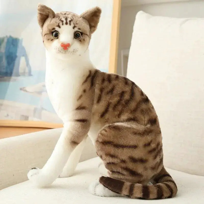 Lifelike Siamese Cat Plush for Decor — product view 11