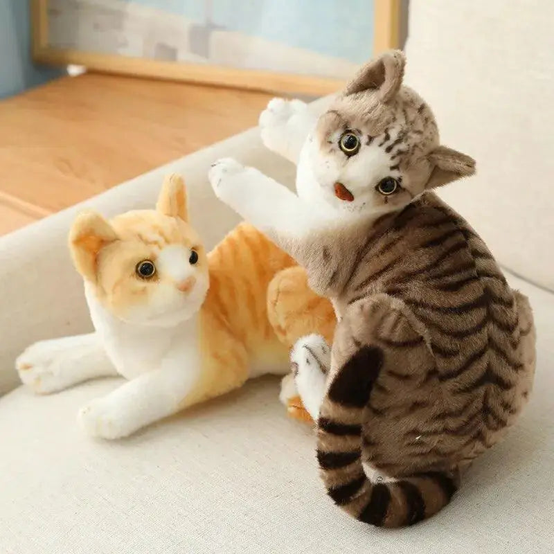 Lifelike Siamese Cat Plush Toy for Home Decor and Gifts