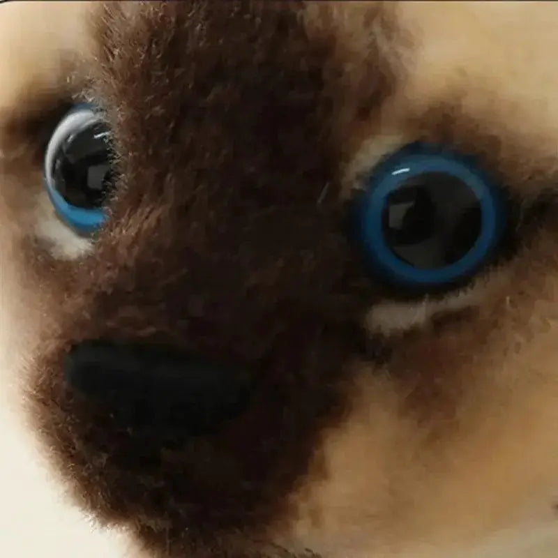 Lifelike Siamese Cat Plush Toy for Home Decor and Gifts