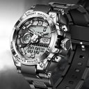 LIGE Men's Digital Military Sport Watch LED Backlight Waterproof