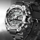 LIGE Men's Military Adventure Watch Waterproof Digital Exploration