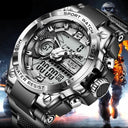 LIGE Men's Military Adventure Watch Waterproof Digital Exploration