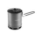 Ultralight 600ml Aluminum Camping Pot With Heat Exchanger