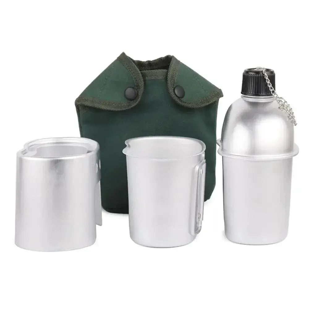 Lightweight Aluminum Camping Cookware Set 3 To 4 Pieces
