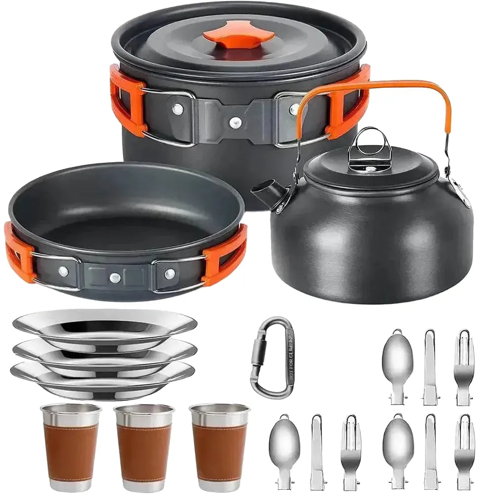 Lightweight Camping Cookware for Hikers Edition AA — Package-H