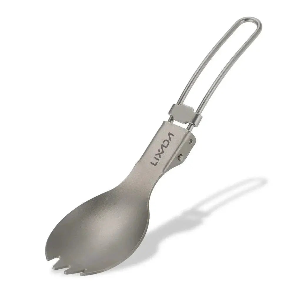 Ultralight Titanium Spork Set for Campers — product view