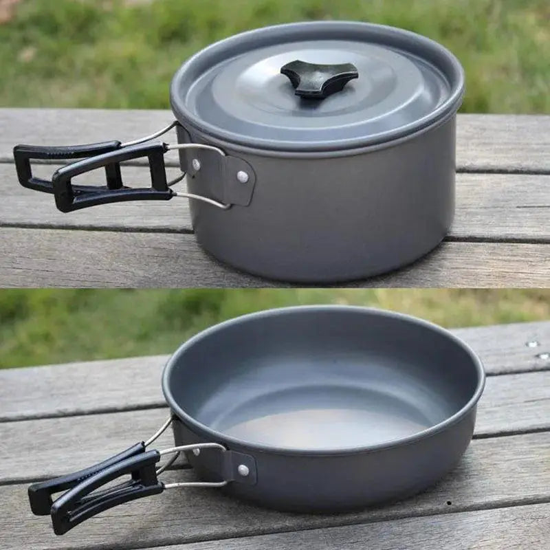 Lightweight Camping Cookware Set For 1 To 5 People