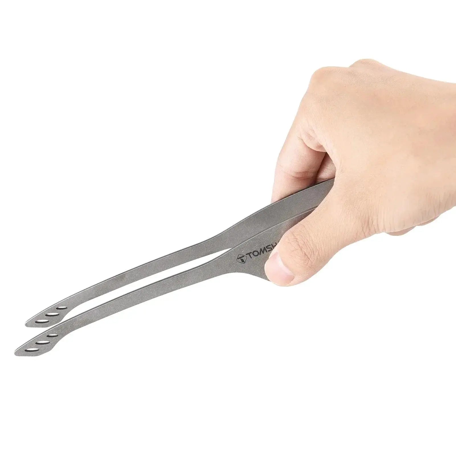 Lightweight Titanium BBQ Grill Tongs For Outdoor Cooking