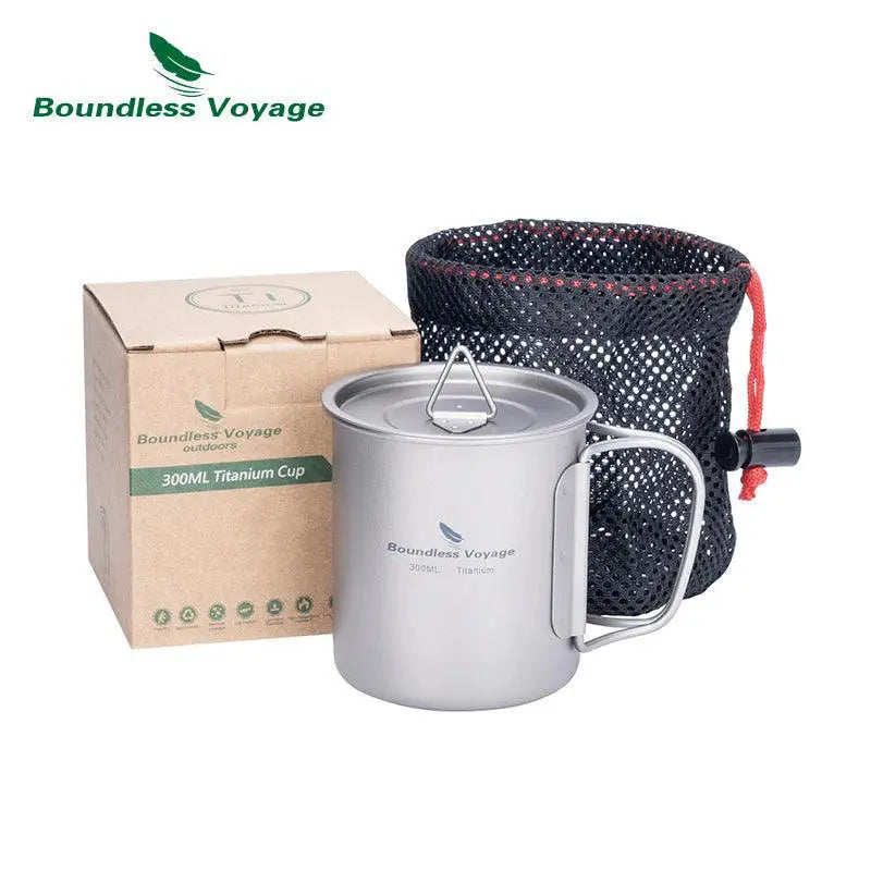 Durable Titanium Camping Mug for Hiking — product view