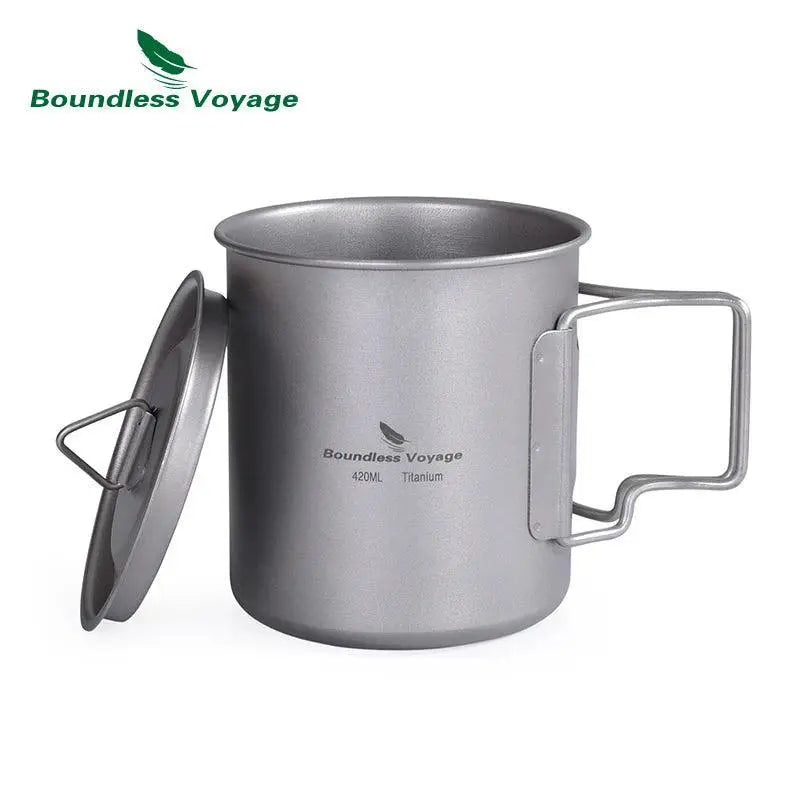 Durable Titanium Camping Mug for Hiking — Ti3038D 750ml