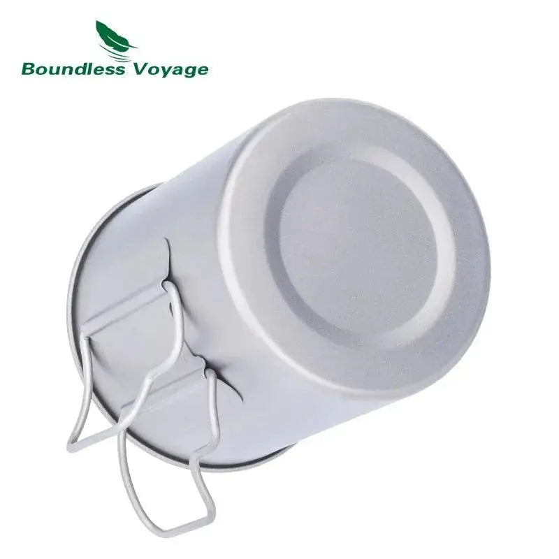 Lightweight Titanium Camping Mug With Lid For Travel Coffee