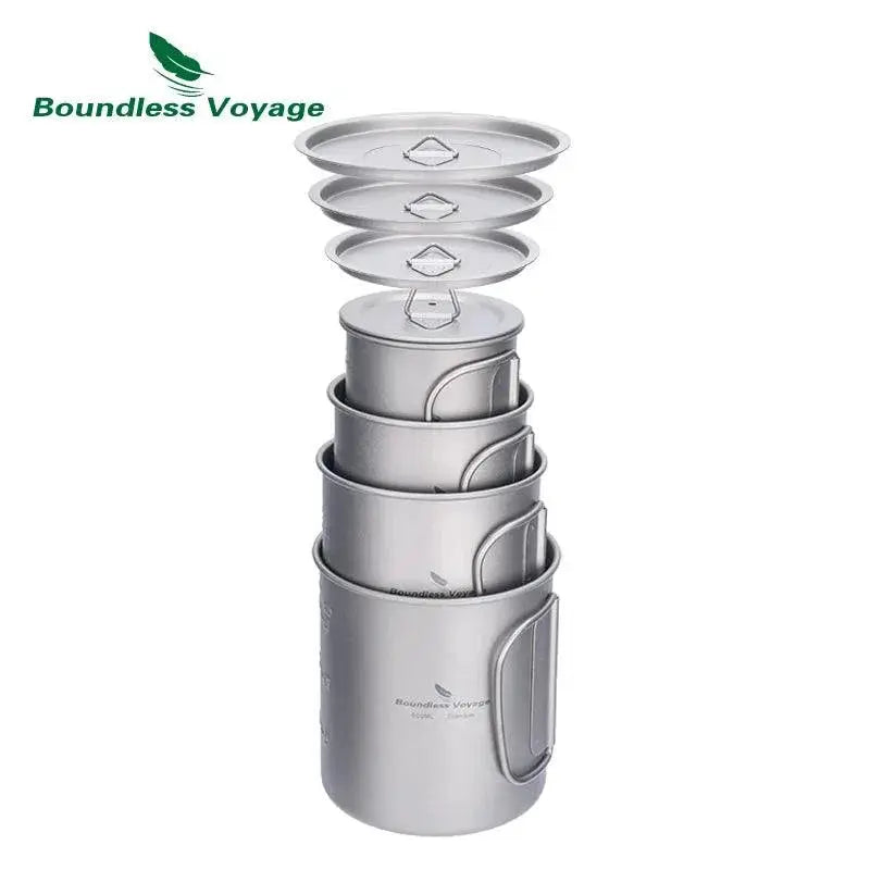 Lightweight Titanium Camping Mug With Lid For Travel Coffee