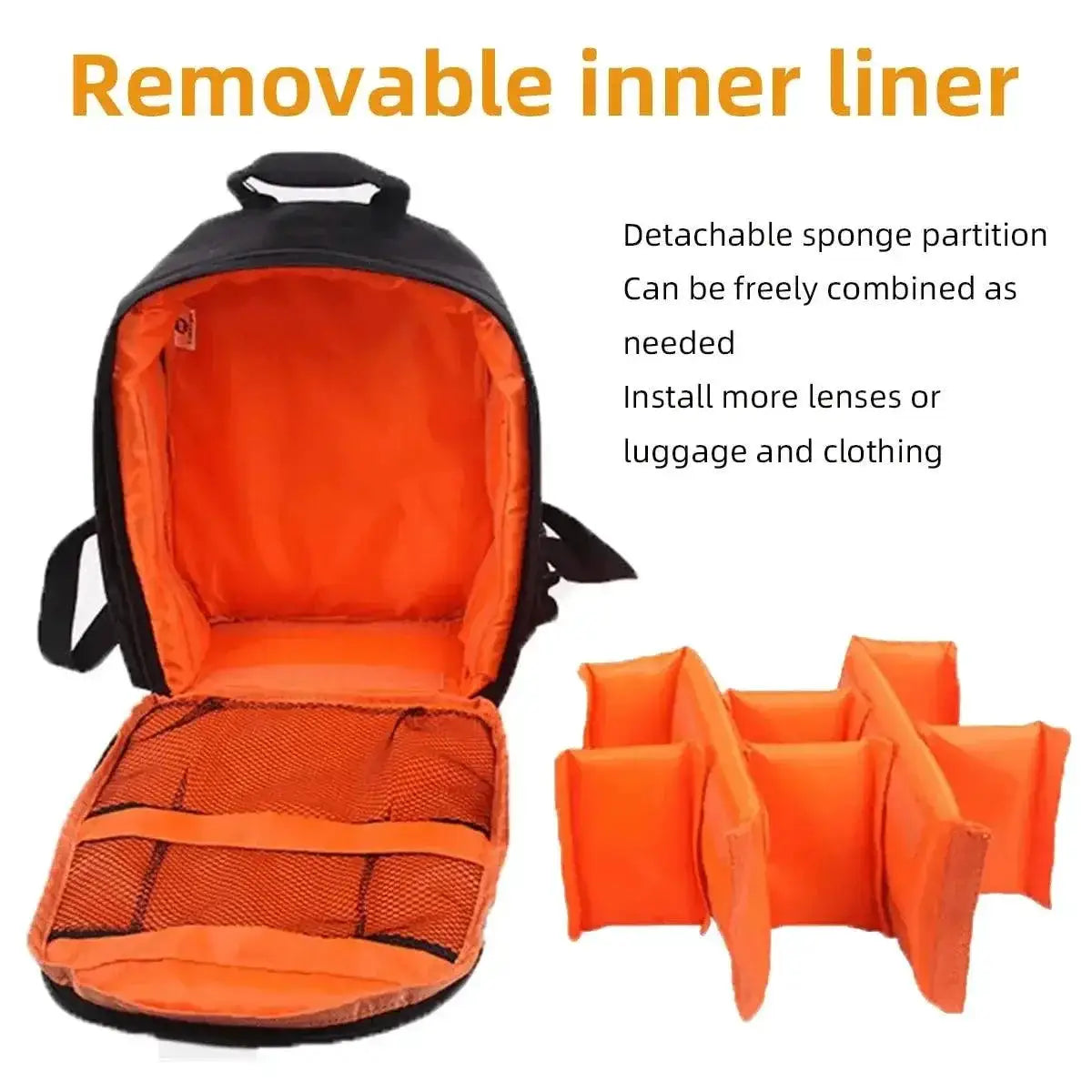 Lightweight Waterproof Camera Backpack for Nikon and Canon