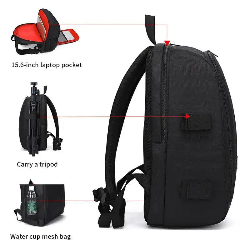 Lightweight Waterproof SLR Camera Backpack Nikon Canon Sony