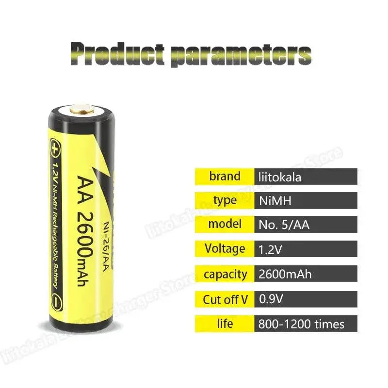 LiitoKala Rechargeable Batteries Power Devices Efficiently