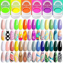 LILYCUTE Colorful Gel Nail Polish Kit Salon Quality Creativity