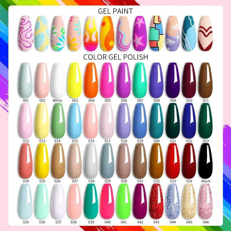 LILYCUTE Colorful Gel Nail Polish Kit Salon Quality At Home