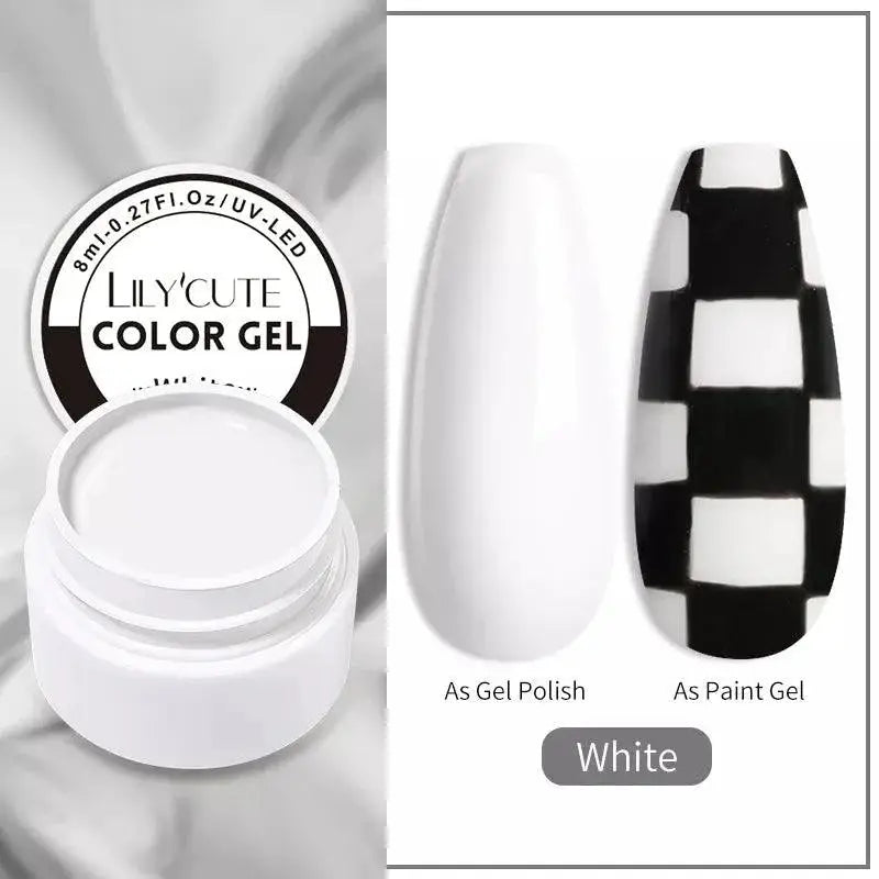 LILYCUTE Colorful Gel Nail Polish Kit Salon Quality At Home