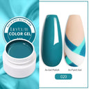 LILYCUTE Colorful Gel Nail Polish Kit Salon Quality Creativity