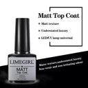 Limegirl UV Gel Top Coat - Salon Quality Nail Care Essential