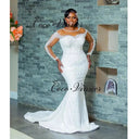 Elegant Mermaid Wedding Dress for Brides