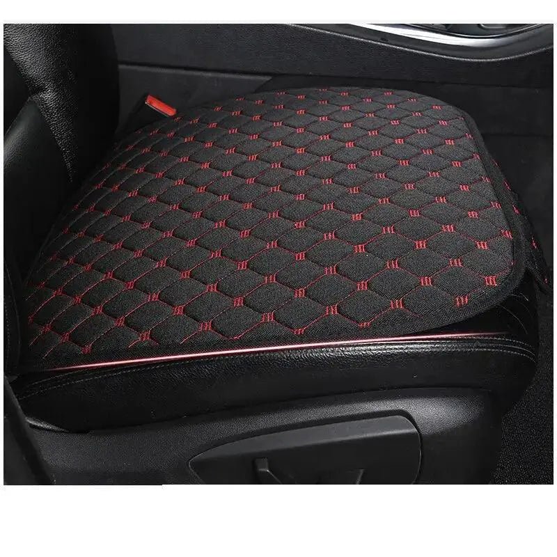 Linen Embroidered Car Cushion Set For Year Round Comfort