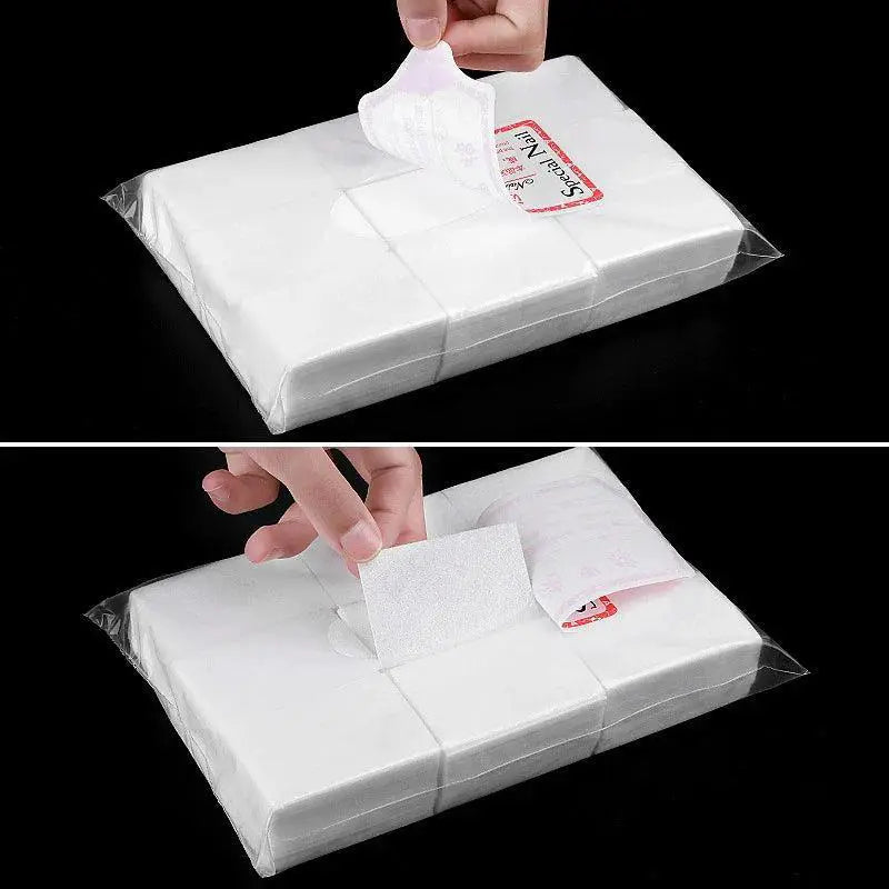 Lint Free Nail Cleaning Pads Professional Nail Care Kit