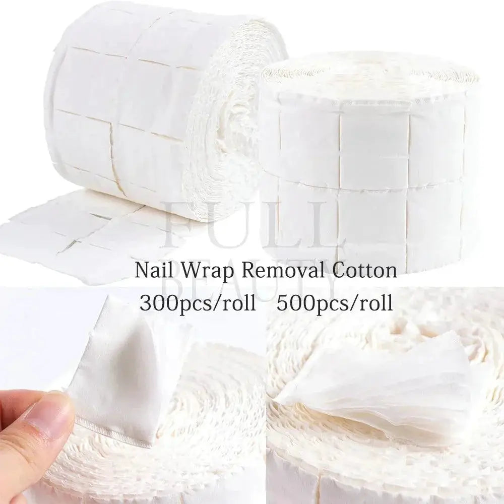 Lint Free Nail Polish Remover Cotton Pads For Easy Care