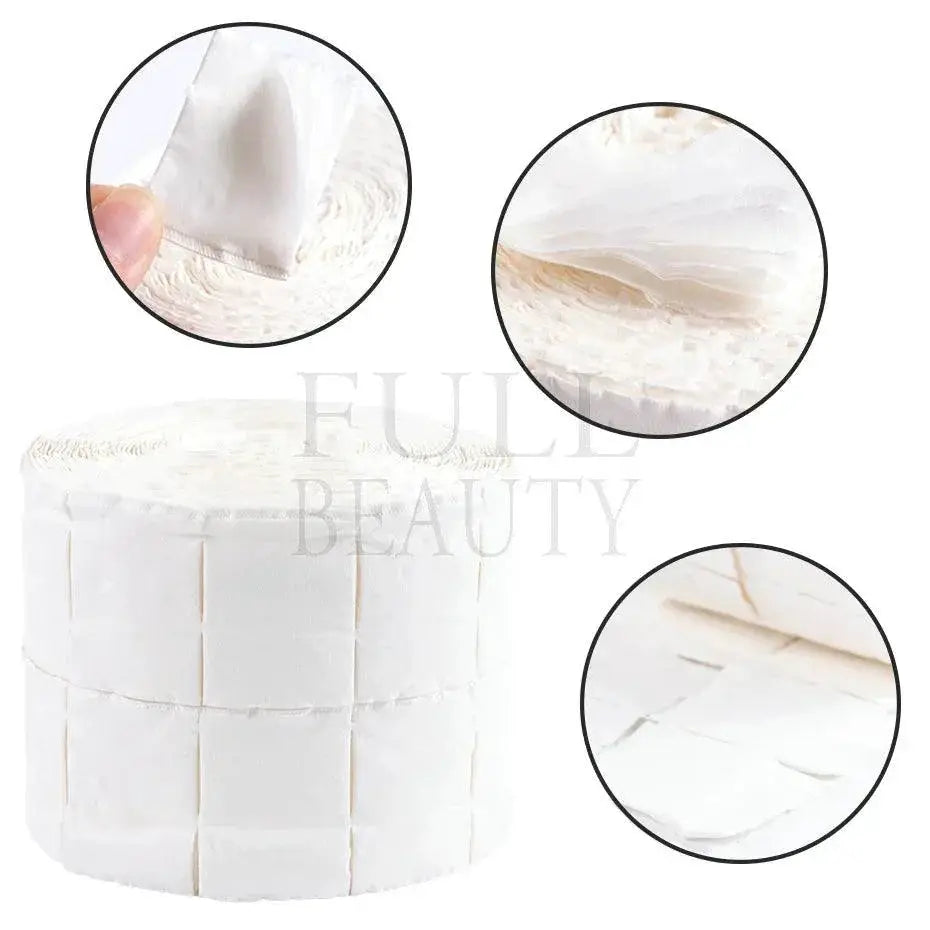 Lint Free Nail Polish Remover Cotton Pads For Easy Care