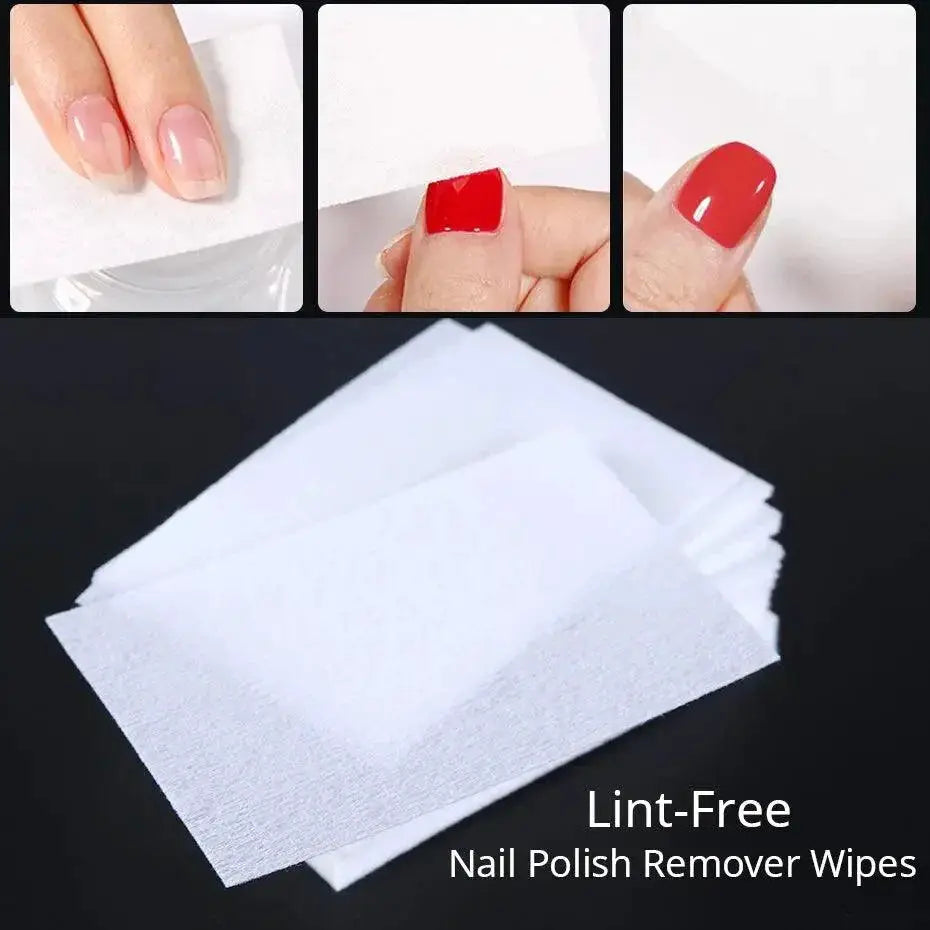 Lint Free Nail Polish Remover Wipes Ultimate Manicure Care