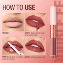 Lip Raincoat and Matte Lipstick Duo for Lasting Lips
