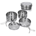 LIXADA Stainless Steel Camping Cookware Set Outdoor Cooking