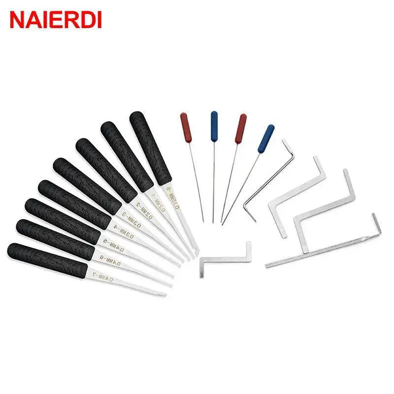 Premium Stainless Steel Lock Pick Set For Locksmiths
