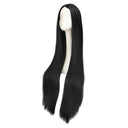 Long Black Wig High-Quality Heat Resistant Cosplay 100cm