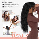 Long Curly Drawstring Ponytail for Effortless Glamour